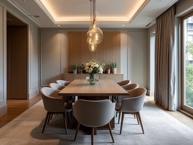 Salle à manger sophistiquée design